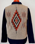 DELUXEWARE (デラックスウエア) ウールブランケットベスト D-22 "NATIVE VEST" グレー