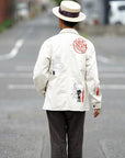 SUGAR CANE (シュガーケーン) 9oz.ツイル・ワークコート SC15506 "1920's CARTOON WORK COAT" ナチュラル・ワンウォッシュ