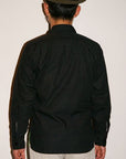 SUGAR CANE (シュガーケーン)×MISTER FREEDOM (ミスターフリーダム) 長袖ワークシャツ SC27952 "NIXON SHIRT" ブラック・ワンウォッシュ