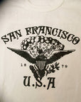 DELUXEWARE (デラックスウエア) 半袖Tシャツ DLT-1501B "SANFRANCISCO" ホワイト