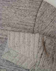 DALEE'S (ダリーズ) Vネック・スウェット "Antique.SW (アンティークスウェット)" ...10s Antique Sweat Shirt ラフ杢グレー