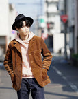 Dapper's (ダッパーズ) ワークテーラードジャケット 1744 "Classical 3Button Work Tailored Jacket" キャメル
