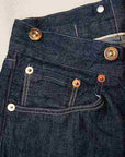 TCB (ティーシービー) ジーンズ "TCB Waist Overall" インディゴ・ワンウォッシュ