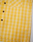 SUN SURF Special Edition (サンサーフ・スペシャルエディション) 半袖パラカシャツ SS39127 "WATUMULL'S PALAKA CHECK SHIRT" イエロー