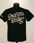 DELUXEWARE (デラックスウエア) 半袖Tシャツ BRG-00B "DELUXEWARE" ブラック
