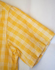 SUN SURF Special Edition (サンサーフ・スペシャルエディション) 半袖パラカシャツ SS39127 "WATUMULL'S PALAKA CHECK SHIRT" イエロー