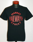 JELADO (ジェラード) 半袖Tシャツ AB31248 "Railway Tee" ブラック