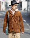 Dapper's (ダッパーズ) ワークテーラードジャケット 1744 "Classical 3Button Work Tailored Jacket" キャメル