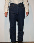 TCB (ティーシービー) ジーンズ "TCB Waist Overall" インディゴ・ワンウォッシュ