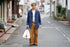 ADJUSTABLE COSTUME　"COTTON DUCK BAGGY PANTS"　AP-003　BROWN