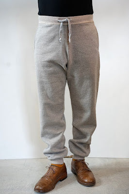 DELUXEWARE (デラックスウエア)　スウェットパンツ　S500-00　"SWEAT PANTS"　杢グレーベージュ