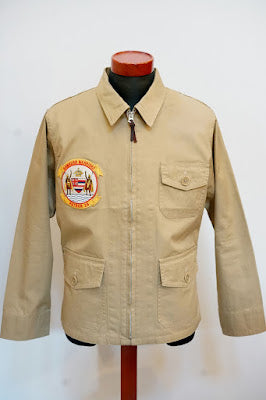 Pherrow's (フェローズ)　サマーフライトジャケット　25S-M-421a-Deco　ベージュ
