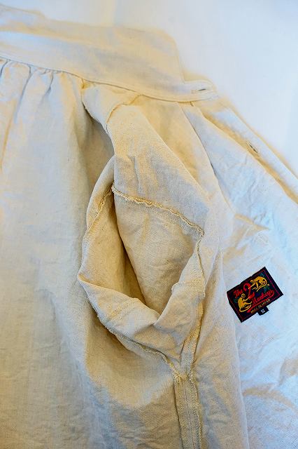 The 2 Monkeys (ザ・トゥーモンキーズ)　コットンリネン・長袖シャツ　TM81130　"Artisan Shirts (アルチザンシャツ)"　アッシュ