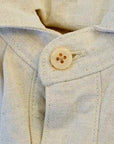 The 2 Monkeys (ザ・トゥーモンキーズ)　コットンリネン・長袖シャツ　TM81130　"Artisan Shirts (アルチザンシャツ)"　アッシュ