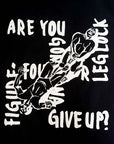 JELADO (ジェラード)　半袖Tシャツ　AB81229　"FIGURE FOUR LEGLOCK"　ブラック