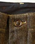 Dapper's (ダッパーズ)　ワイドワークトラウザース　1676　"Classical Army Style Wide Trousers"　オリーブブラウンサージ
