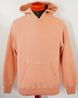 DUBBLE WORKS (ダブルワークス)　吊編みスウェットパーカー　86002　"LOOP WHEEL SWEAT HOODIE"　サーモンピンク