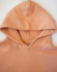 DUBBLE WORKS (ダブルワークス)　吊編みスウェットパーカー　86002　"LOOP WHEEL SWEAT HOODIE"　サーモンピンク