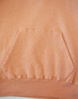 DUBBLE WORKS (ダブルワークス)　吊編みスウェットパーカー　86002　"LOOP WHEEL SWEAT HOODIE"　サーモンピンク