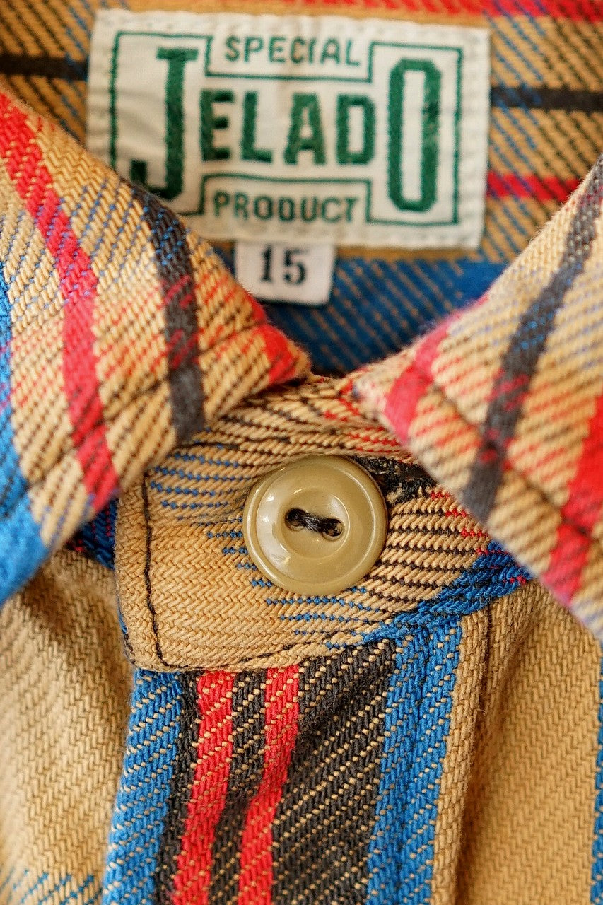 JELADO (ジェラード)　ヘヴィーネルシャツ (ショート丈)　JP82125　"Unionworkers Shirts (ユニオンワーカーズシャツ)"　ピーナッツ