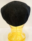 Dapper's (ダッパーズ)　ウールコットンサージ・キャスケット　1682　"MW Special Casquette"　ブラックサージ