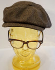 Dapper's (ダッパーズ)　ウールコットンサージ・キャスケット　1682　"MW Special Casquette"　オリーブブラウンサージ