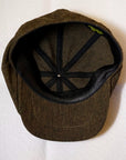 Dapper's (ダッパーズ)　ウールコットンサージ・キャスケット　1682　"MW Special Casquette"　オリーブブラウンサージ