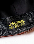 Dapper's (ダッパーズ)　レザーキャスケット　1669　"40’s Style Classic Horsehide Leather Casquette"　ブラウン