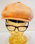 Dapper's (ダッパーズ)　レザーキャスケット　1669　"40’s Style Classic Horsehide Leather Casquette"　ナチュラル
