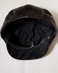 Dapper's (ダッパーズ)　レザーキャスケット　1669　"40’s Style Classic Horsehide Leather Casquette"　R.ブラック (ブラウンベース)
