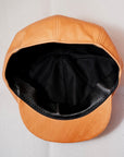 Dapper's (ダッパーズ)　レザーキャスケット　1669　"40’s Style Classic Horsehide Leather Casquette"　ナチュラル