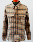 Dapper's (ダッパーズ)　ウール・ワークシャツ　1674　"Plaid Check Woolen Work Shirts"　ベージュチェック