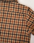 Dapper's (ダッパーズ)　ウール・ワークシャツ　1674　"Plaid Check Woolen Work Shirts"　ベージュチェック