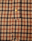 Dapper's (ダッパーズ)　ウール・ワークシャツ　1674　"Plaid Check Woolen Work Shirts"　ベージュチェック