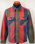JELADO (ジェラード)　ヘヴィーネルシャツ (ショート丈)　JP82125　"Unionworkers Shirts (ユニオンワーカーズシャツ)"　ウォーターメロン