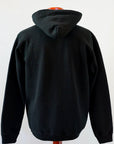 DELUXEWARE (デラックスウエア)　フルジップ・スウェットパーカー　SPZ-00　"FULLZIP PARKA PLAIN"　コアブラック