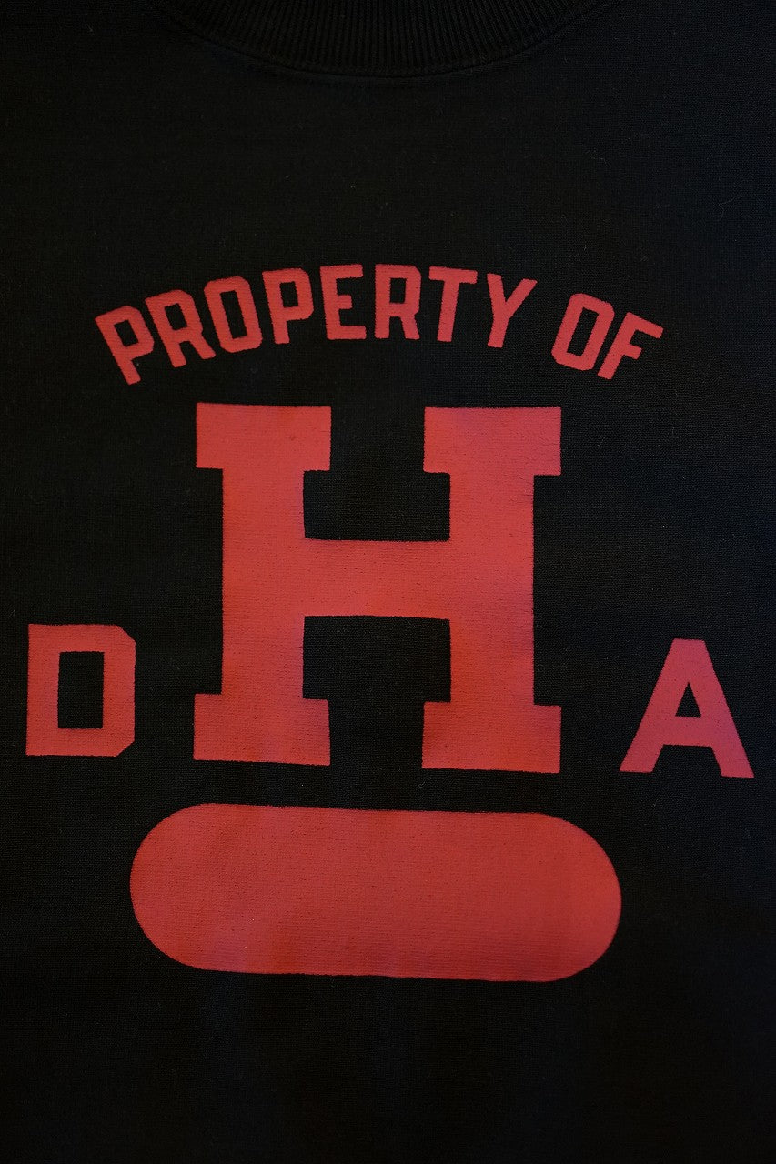 WARE HOUSE (ウエアハウス)　スウェット　483　"DHA"　ブラック