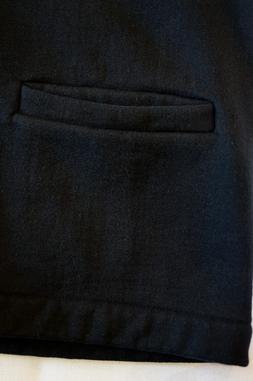 DALEE'S (ダリーズ)　ショールカラー・スウェットカーディガン　"RACTER.KN (ラクター.KN)"　...30s NECK-WARM Cardigan　コアブラック
