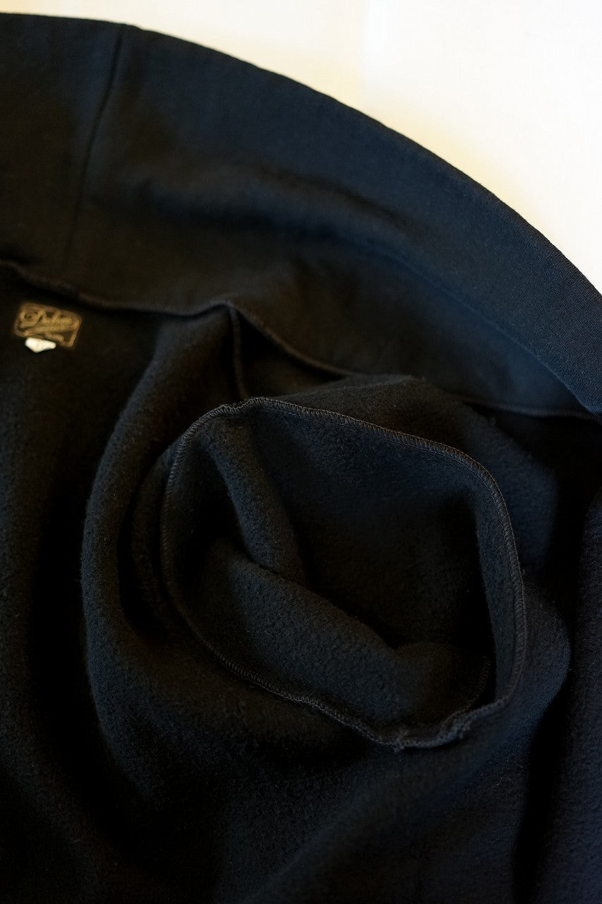 DALEE'S (ダリーズ)　ショールカラー・スウェットカーディガン　"RACTER.KN (ラクター.KN)"　...30s NECK-WARM Cardigan　コアブラック