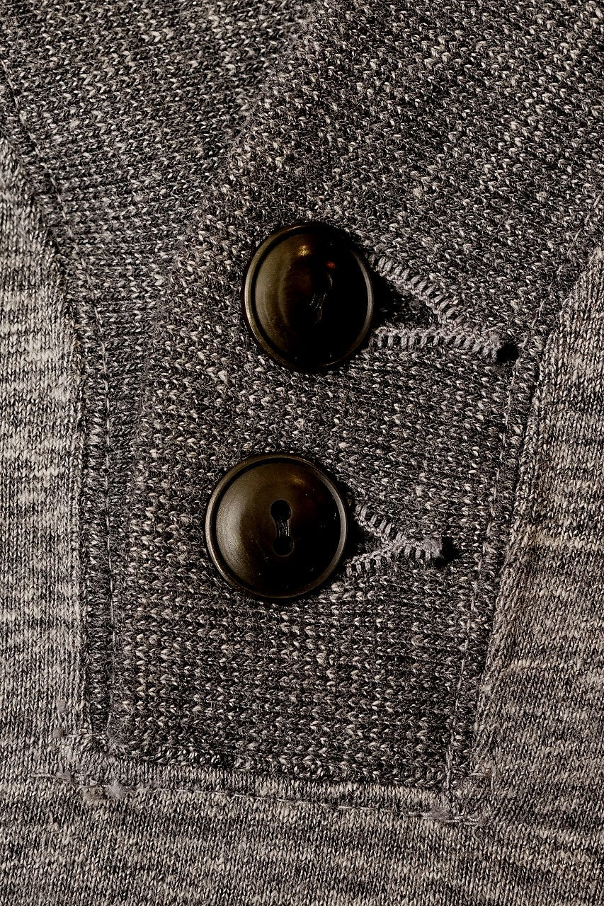 DALEE'S (ダリーズ)　アンティークスウェット　"GALLIA KNIT (ガリアニット)"　...ANTIQUE KNIT　VIN.黒杢ベージュ