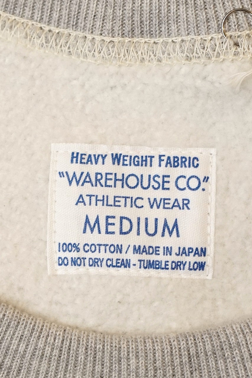 WARE HOUSE (ウエアハウス)　スウェット　483　"TCU"　杢グレー