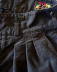 The 2 Monkeys (ザ・トゥーモンキーズ)　モールスキン・ワークパンツ　TM83327　"Doggerland Pants (ドガーランドパンツ)"　スモークブラック