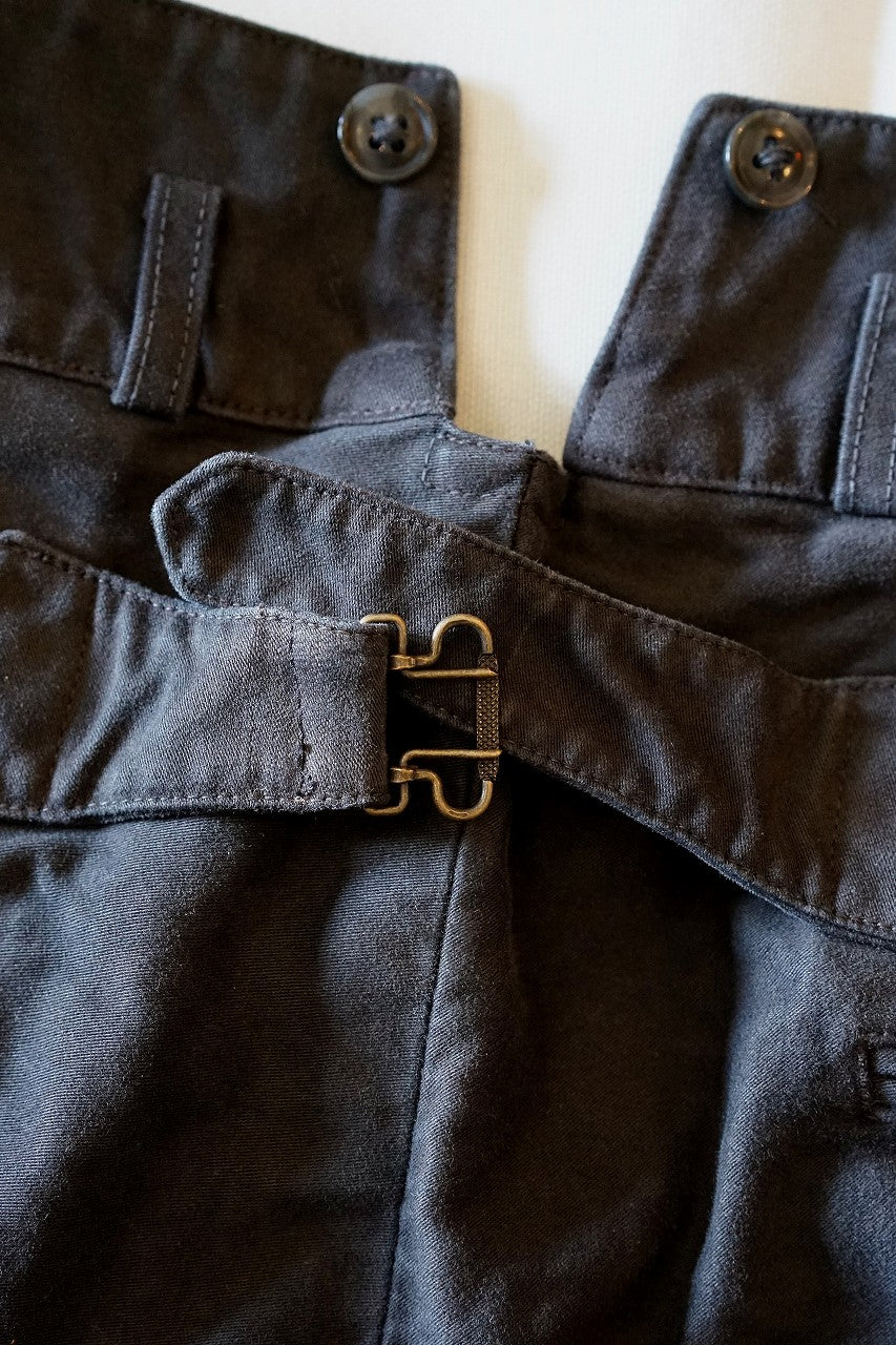 The 2 Monkeys (ザ・トゥーモンキーズ)　モールスキン・ワークパンツ　TM83327　"Doggerland Pants (ドガーランドパンツ)"　スモークブラック