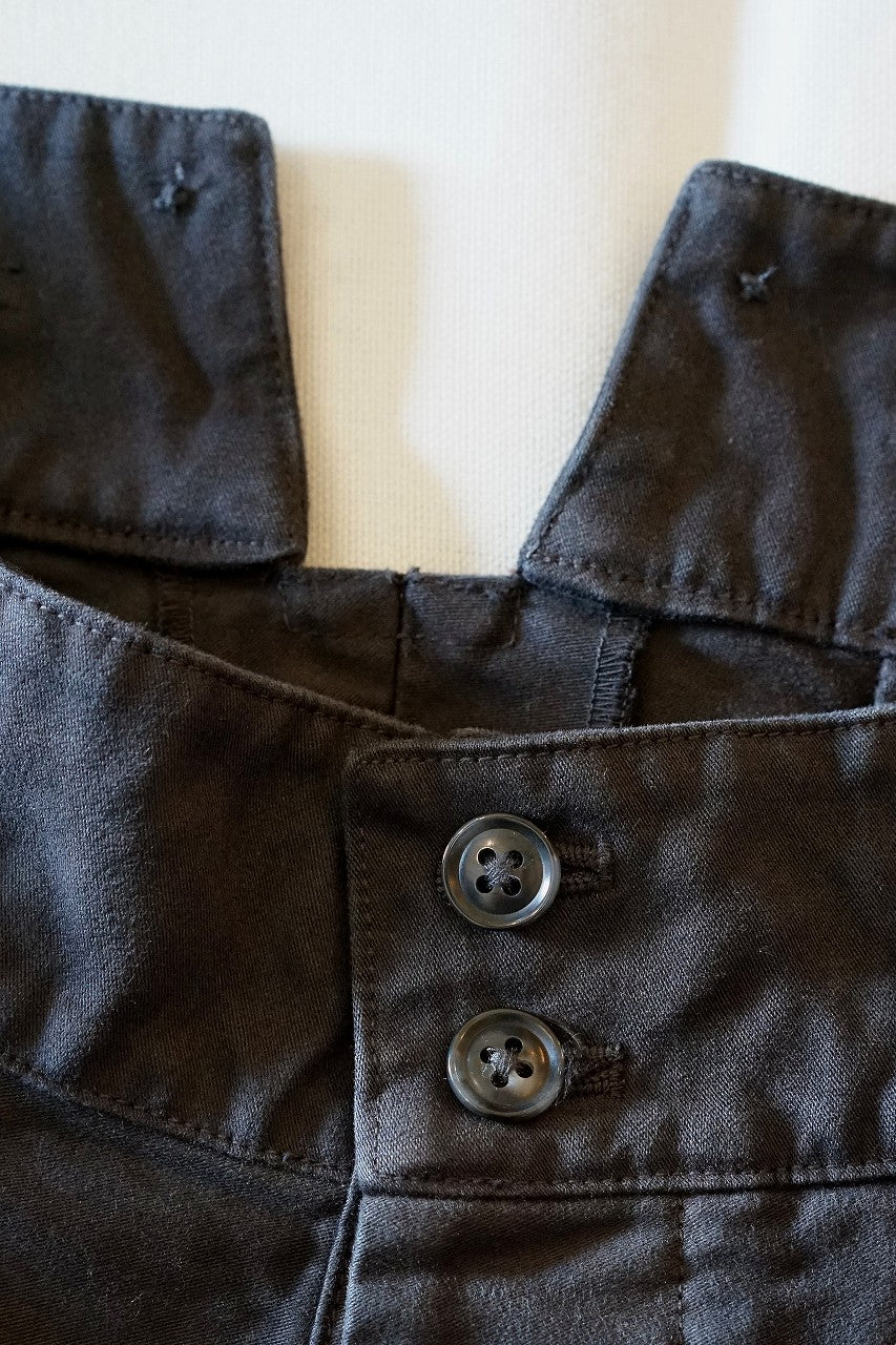 The 2 Monkeys (ザ・トゥーモンキーズ)　モールスキン・ワークパンツ　TM83327　"Doggerland Pants (ドガーランドパンツ)"　スモークブラック