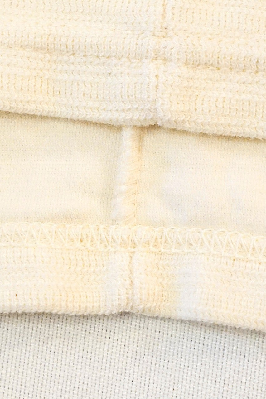 DALEE'S (ダリーズ)　6分袖ヘンリーネックTシャツ　"Rail Nit.C (レイルニット.C)"　...RAIL ROAD KNIT　ナチュラル