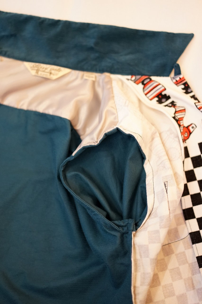 JELADO (ジェラード)　長袖オープンカラーシャツ　SG01102　"Westcoast Shirts (ウエストコーストシャツ)"　ターコイズ