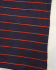 WARE HOUSE (ウエアハウス)　長袖ボーダーTシャツ　4088　ナスコン×レッド