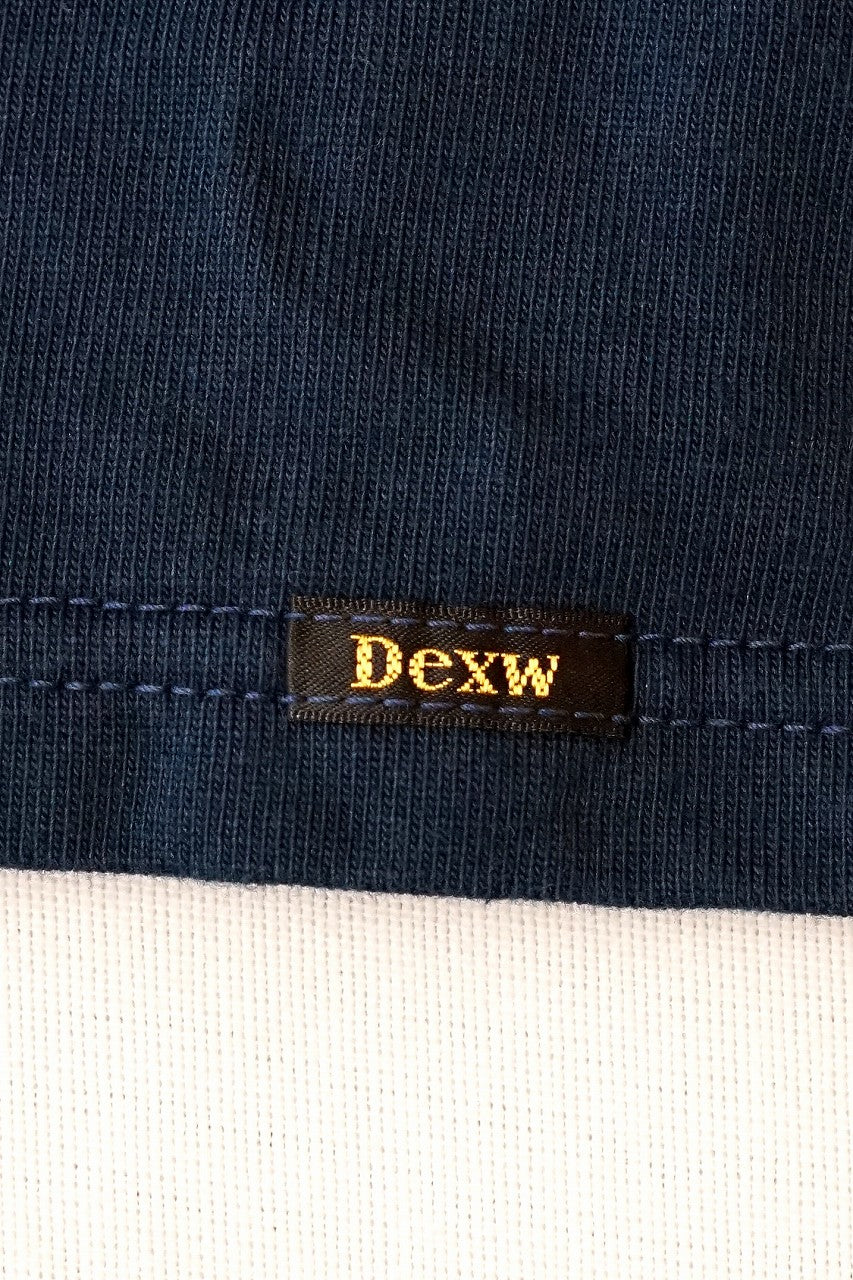 DELUXEWARE (デラックスウエア)　半袖Tシャツ　DXT-2402　"EYES"　ST.ネイビー