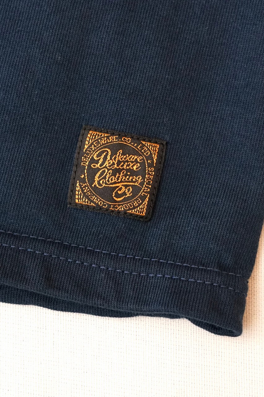 DELUXEWARE (デラックスウエア)　半袖Tシャツ　DXT-2402　"EYES"　ST.ネイビー