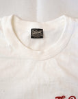 DELUXEWARE (デラックスウエア)　半袖Tシャツ　DXT-2402　"EYES"　ホワイト